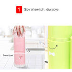 Kit di lavaggio da viaggio per specchio per il trucco, pettine per shampoo, tazza per gargarismi portatile creativo 5 in 1, set standard, 5 in 1