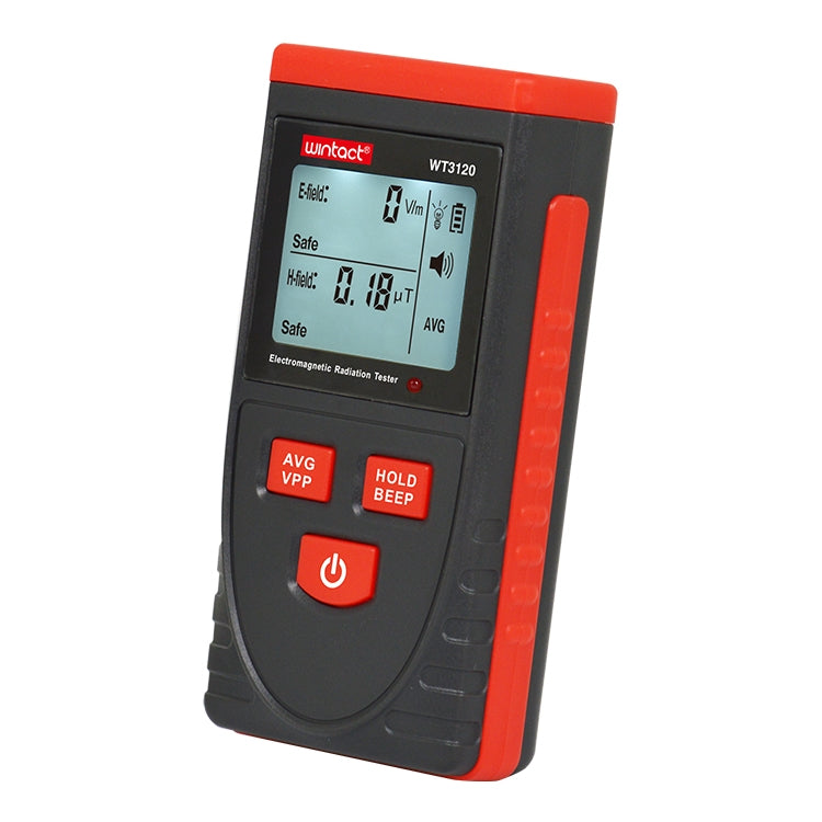 Wintact WT3120 Misuratore di umidità induttivo del legno Tester di radiazioni elettromagnetiche, WT3120