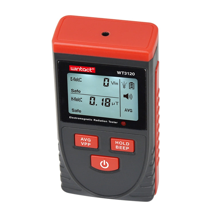 Wintact WT3120 Misuratore di umidità induttivo del legno Tester di radiazioni elettromagnetiche, WT3120