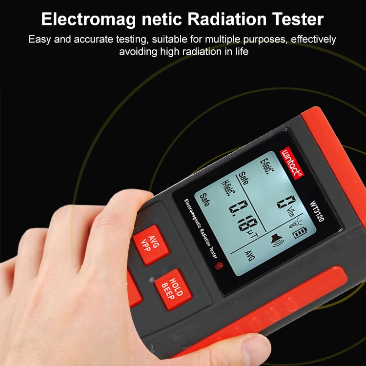 Wintact WT3120 Inductive Wood Moisture Meter Electromagnetic Radiation Tester,WT3120