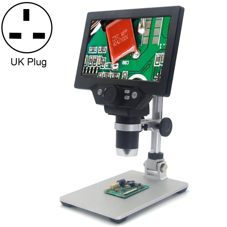 G1200 Portable Electronic Digital Table Stand Microscope with 7 Inch LCD Screen 1200X, AU Plug, Lithium Battery UK Plug, Lithium Battery US Plug, Lithium Battery AU Plug, Lithium Battery EU Plug