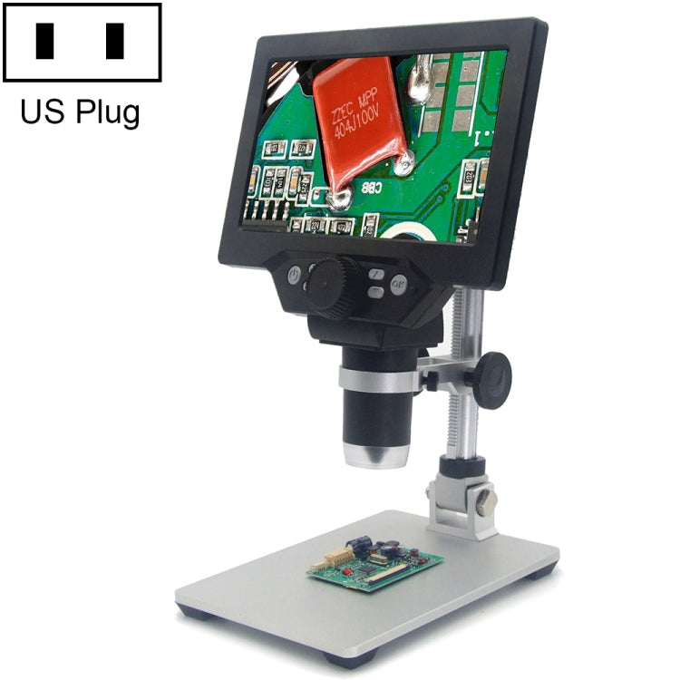 G1200 Portable Electronic Digital Table Stand Microscope with 7 Inch LCD Screen 1200X, AU Plug, Lithium Battery UK Plug, Lithium Battery US Plug, Lithium Battery AU Plug, Lithium Battery EU Plug