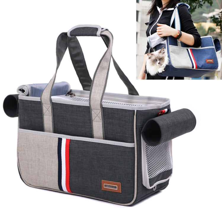 DODOPET Borsa a tracolla per trasporto cani e gatti 43x19x26cm