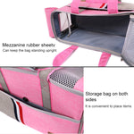 DODOPET Borsa a tracolla per trasporto cani e gatti 43x19x26cm