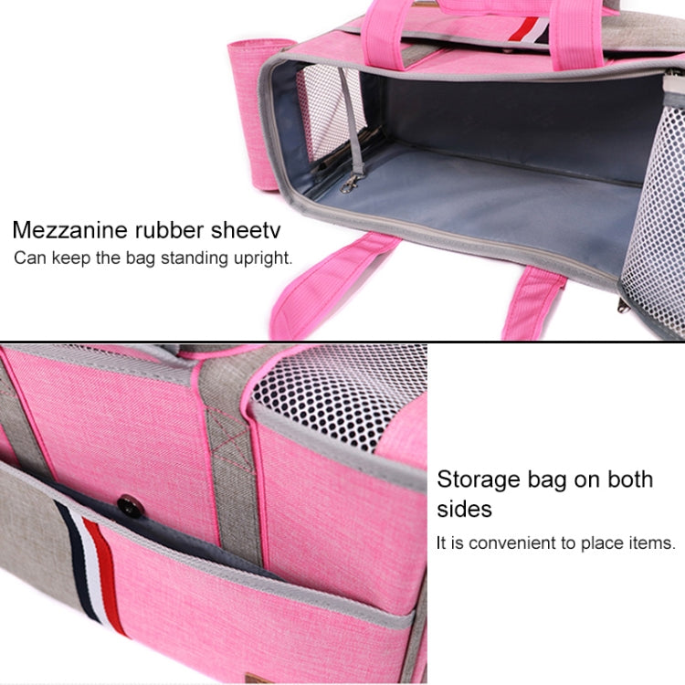 DODOPET Borsa a tracolla per trasporto cani e gatti 43x19x26cm