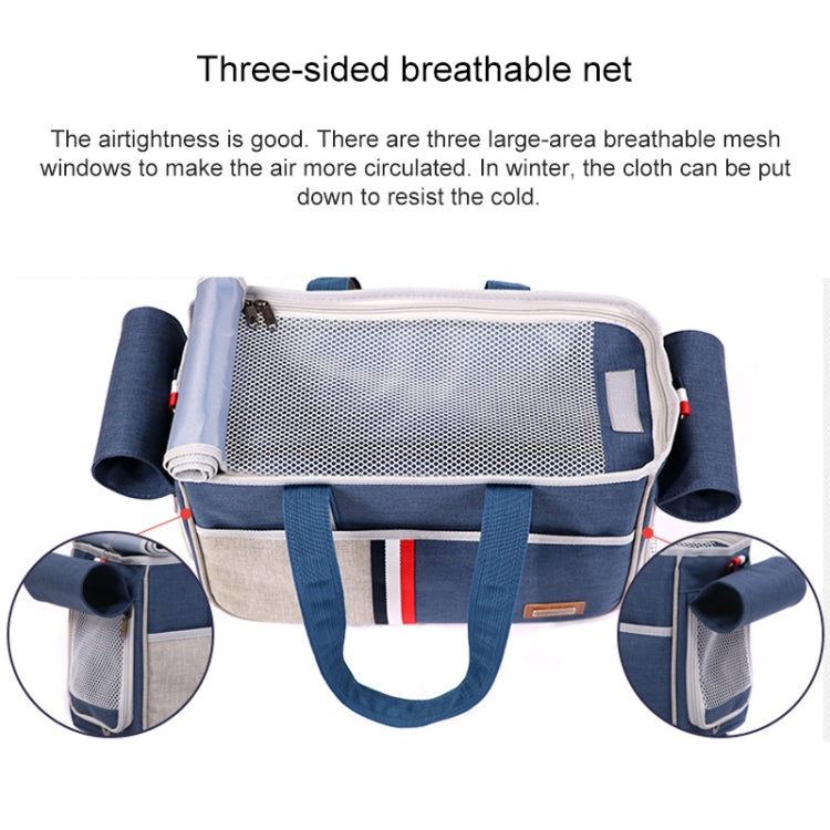 DODOPET Borsa a tracolla per trasporto cani e gatti 43x19x26cm