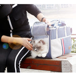 DODOPET Borsa a tracolla per trasporto cani e gatti 43x19x26cm