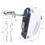 KN007364 Frullino per le uova elettrico portatile regolabile a sette velocità per uso domestico da 100 W, spina europea, KN007364