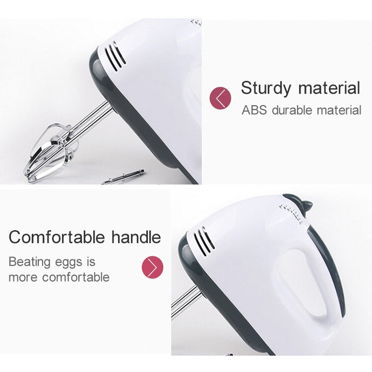 KN007364 Frullino per le uova elettrico portatile regolabile a sette velocità per uso domestico da 100 W, spina europea, KN007364