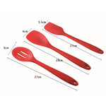 kn7050 Set di utensili da cucina in silicone 10 in 1, Black, Green, Blue, Red