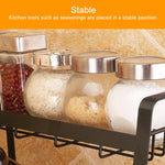 Portaspezie per mensola portaoggetti a tre strati per cucina creativa, 1