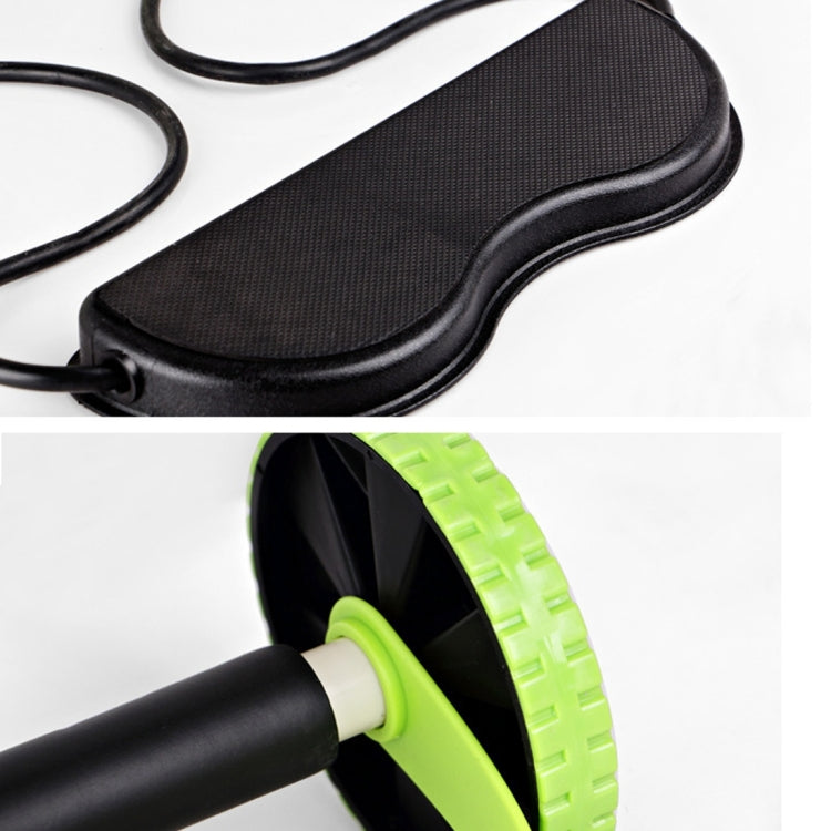 Esercizio multifunzionale Attrezzatura per il fitness a casa Intensità regolabile Ruota addominale Resistenza Fune Potenza muscolare, Green