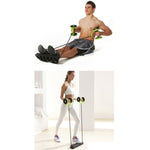 Esercizio multifunzionale Attrezzatura per il fitness a casa Intensità regolabile Ruota addominale Resistenza Fune Potenza muscolare, Green