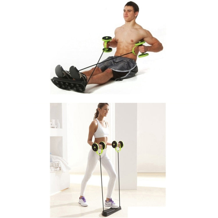 Esercizio multifunzionale Attrezzatura per il fitness a casa Intensità regolabile Ruota addominale Resistenza Fune Potenza muscolare, Green