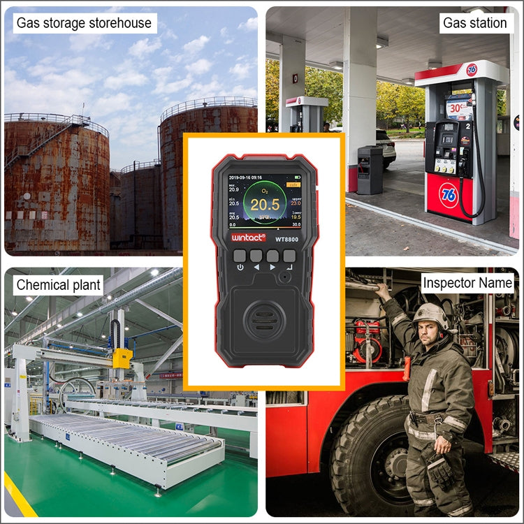 Allarme monitor ossigeno Wintact WT8800 con display colore