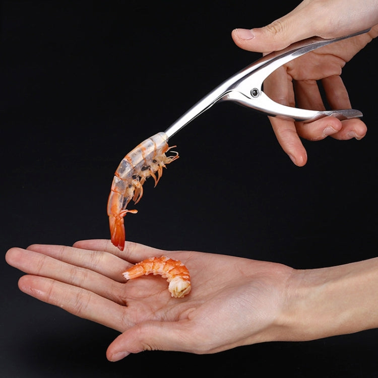 Gadget da cucina per rimuovere i gusci di frutti di mare, strumento per sgusciare i gamberetti in acciaio inossidabile 304, Seafood Shell Remover