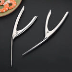 Gadget da cucina per rimuovere i gusci di frutti di mare, strumento per sgusciare i gamberetti in acciaio inossidabile 304, Seafood Shell Remover