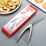 Gadget da cucina per rimuovere i gusci di frutti di mare, strumento per sgusciare i gamberetti in acciaio inossidabile 304, Seafood Shell Remover