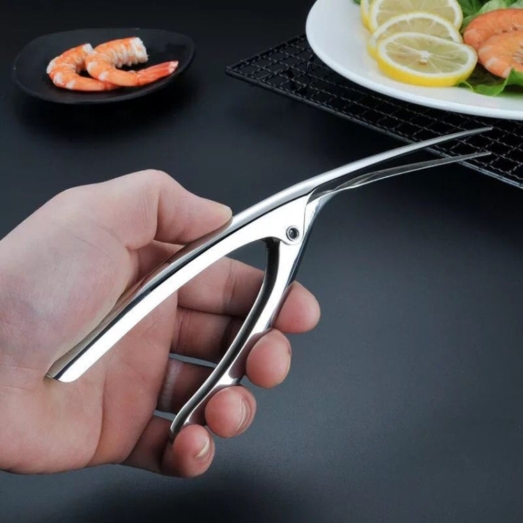Gadget da cucina per rimuovere i gusci di frutti di mare, strumento per sgusciare i gamberetti in acciaio inossidabile 304, Seafood Shell Remover