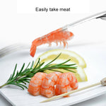 Gadget da cucina per rimuovere i gusci di frutti di mare, strumento per sgusciare i gamberetti in acciaio inossidabile 304, Seafood Shell Remover
