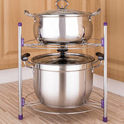 Portapentola da cucina multifunzione Portapentola in acciaio inossidabile per zuppa Wok a doppio strato, Double-layer