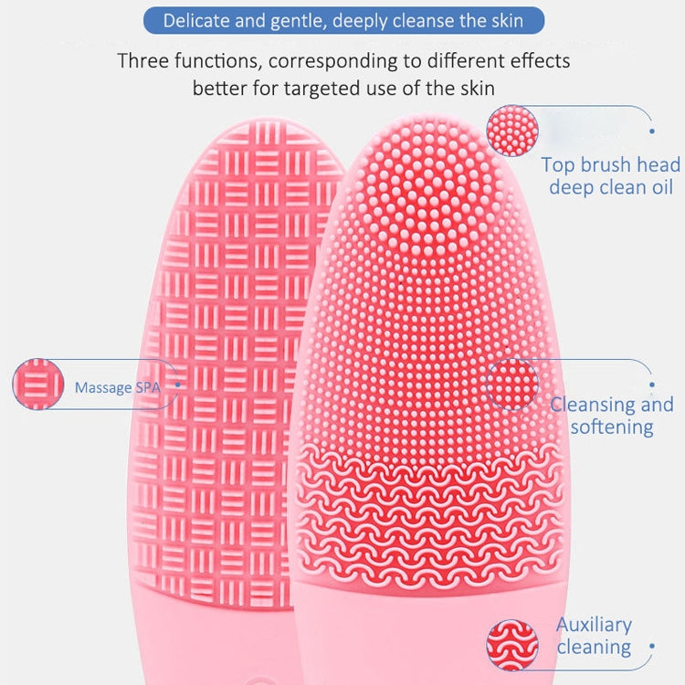 Detergente viso elettrico in silicone con onde acustiche AE-618