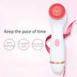 Detergente viso elettrico in silicone AE-868 con ultrasuoni