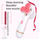 Detergente viso elettrico in silicone con ricarica USB