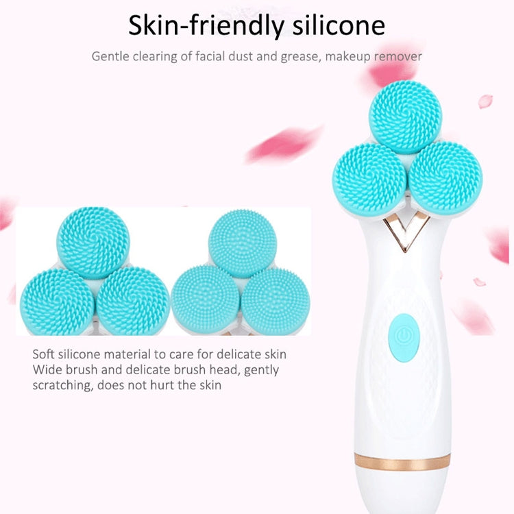 Detergente viso elettrico in silicone con ricarica USB