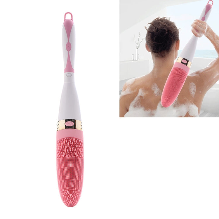 CNaier AE-8381 Spazzola per il corpo da bagno elettrica per massaggio in silicone con vibrazione impermeabile per uso domestico
