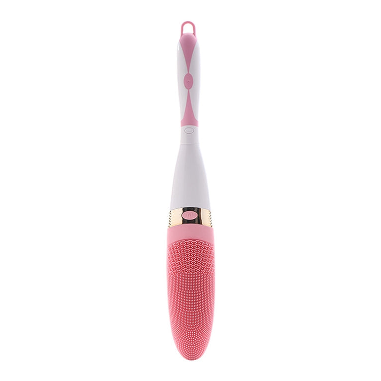 CNaier AE-8381 Spazzola per il corpo da bagno elettrica per massaggio in silicone con vibrazione impermeabile per uso domestico