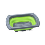 kn003 Cestello per il lavaggio del cestello del filtro dell'acqua retrattile per frutta e verdura per uso domestico, Green, Red
