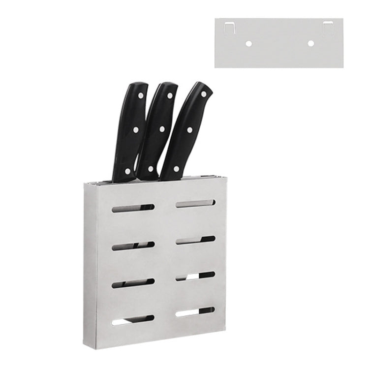 Portacoltelli da appendere per scaffale da cucina in acciaio inossidabile 304, Knife Holder