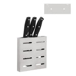 Portacoltelli da appendere per scaffale da cucina in acciaio inossidabile 304, Knife Holder
