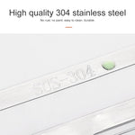 Contenitore per bacchette a doppia gabbia per portacoltelli da appendere a parete in acciaio inossidabile 304, Double Cage Chopsticks Canister