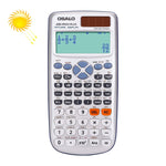OSALO OS-991ES PLUS Calcolatrice scientifica multifunzione a 10 + 2 cifre Funzione studente Calcolatrice a doppia potenza a energia solare, OS-991ES