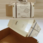 Mini valigia per zucchero da matrimonio originale da 100 pezzi, dimensioni: 8 x 5 x 2,5 cm, Suitcase shaped