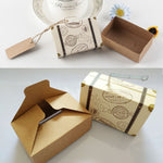 Mini valigia per zucchero da matrimonio originale da 100 pezzi, dimensioni: 8 x 5 x 2,5 cm, Suitcase shaped