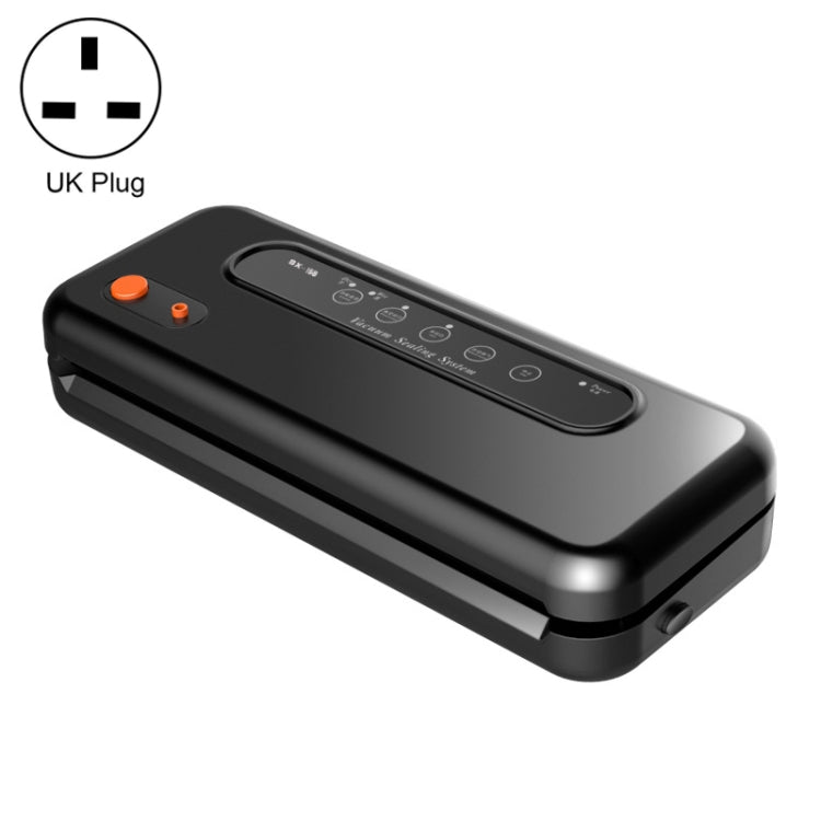 Macchina più vicina per sigillare la macchina per l'imballaggio in plastica sottovuoto per alimenti commerciali domestici, spina UK, Food UK Plug (Black), Food UK Plug (White)