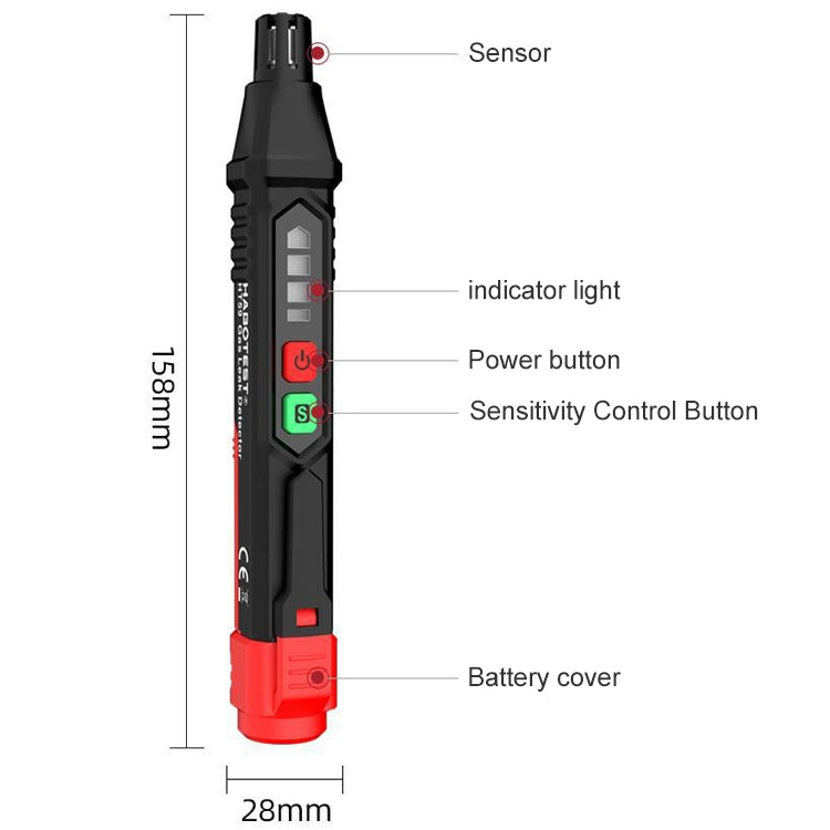 HABOTEST HT59 Rilevatore di gas combustibili, HABOTEST HT59