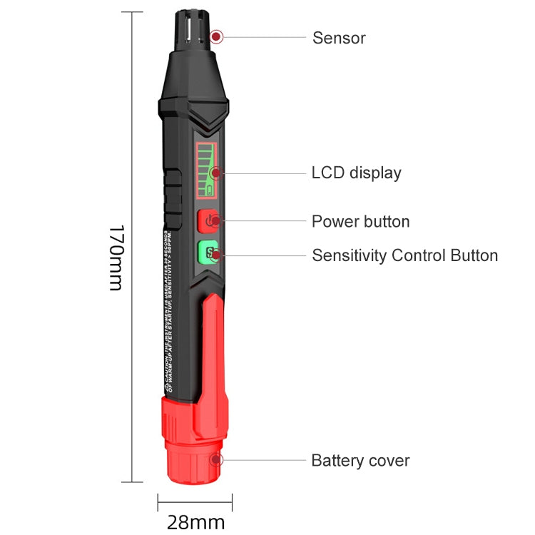 HABOTEST HT60 combustible gas detector, HABOTEST HT60