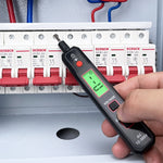 Penna tester allarme sonoro e luminoso con display LCD HT89