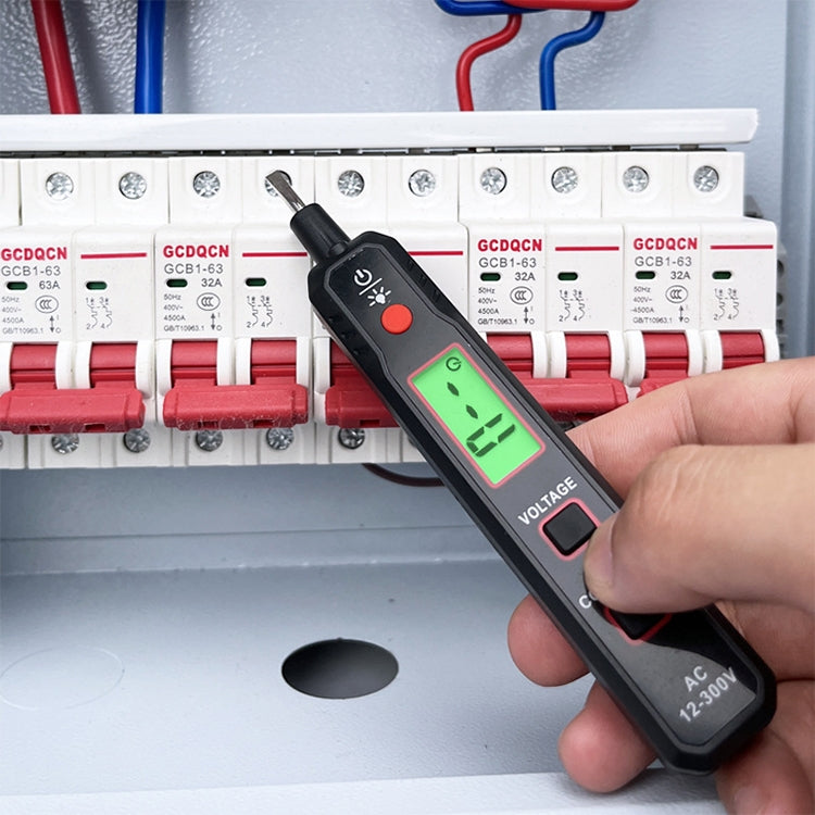 Penna tester allarme sonoro e luminoso con display LCD HT89