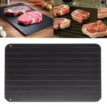 Vassoio di scongelamento rapido per utensili da cucina Piatto di scongelamento Scongelamento di alimenti surgelati senza elettricità, dimensioni: 11,6 x 8 pollici, Medium 3mm