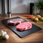 Vassoio di scongelamento rapido per utensili da cucina Piatto di scongelamento Scongelamento di alimenti surgelati senza elettricità, dimensioni: 11,6 x 8 pollici, Medium 3mm