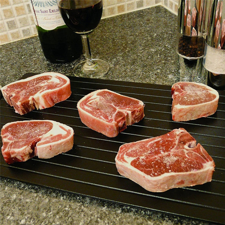 Vassoio di scongelamento rapido per utensili da cucina Piatto di scongelamento Scongelamento di alimenti surgelati senza elettricità, dimensioni: 11,6 x 8 pollici, Medium 3mm