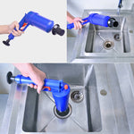 WC da cucina Tubi di scarico ad alta pressione Lavelli Air Power Blaster Pulitore Stantuffo Dispositivo di rimozione degli intasamenti, Pressure Drain Pipes