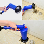 WC da cucina Tubi di scarico ad alta pressione Lavelli Air Power Blaster Pulitore Stantuffo Dispositivo di rimozione degli intasamenti, Pressure Drain Pipes