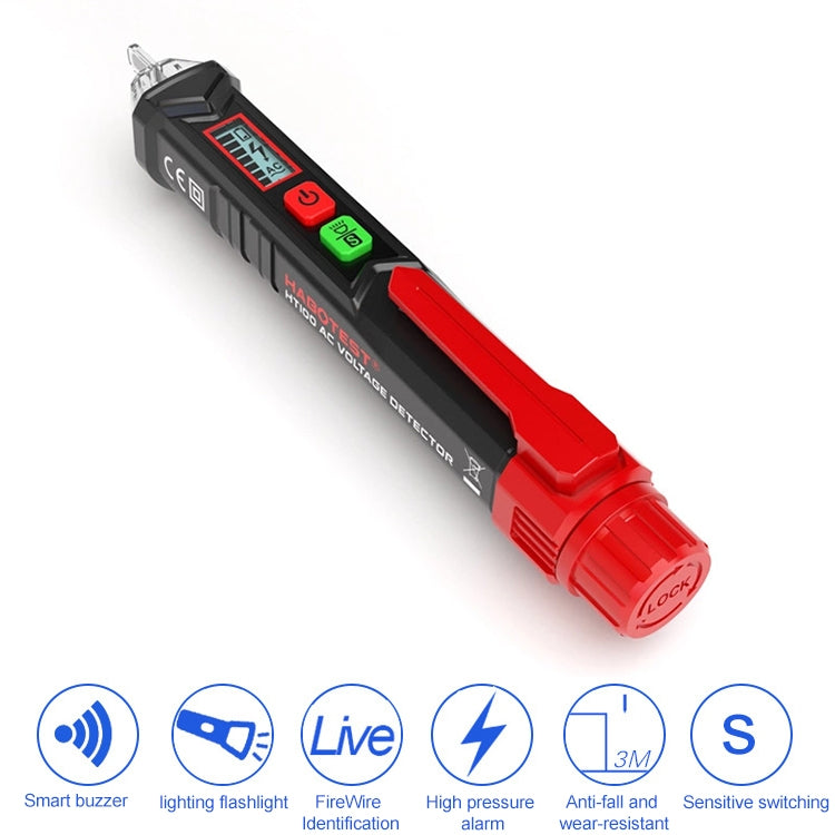 Penna tester allarme sonoro e luminoso HABOTEST HT100