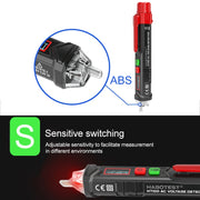 HABOTEST HT100 Penna per test di allarme sonoro e luminoso con display digitale LCD ad alta sensibilità, HT100